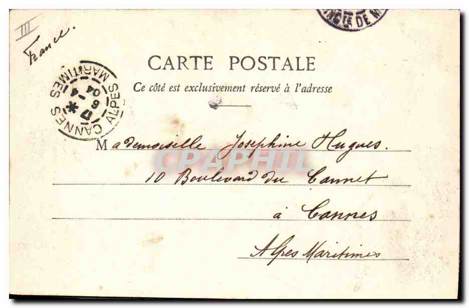 CPA Casino de Monte Carlo Salle du Trente Quarante  — Verso