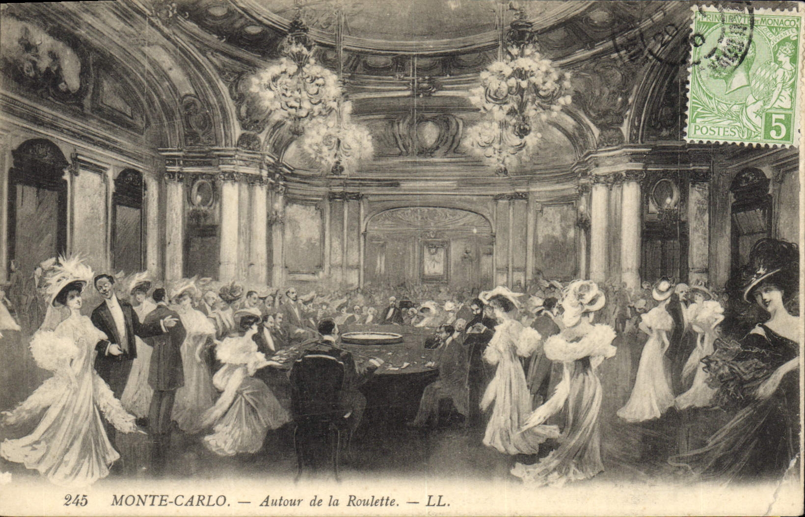 CPA Casino de Monte Carlo Autour de la roulette