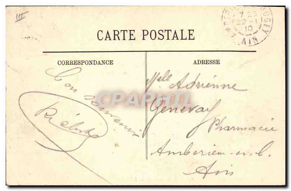 CPA Casino de Monte Carlo Autour de la roulette — Verso