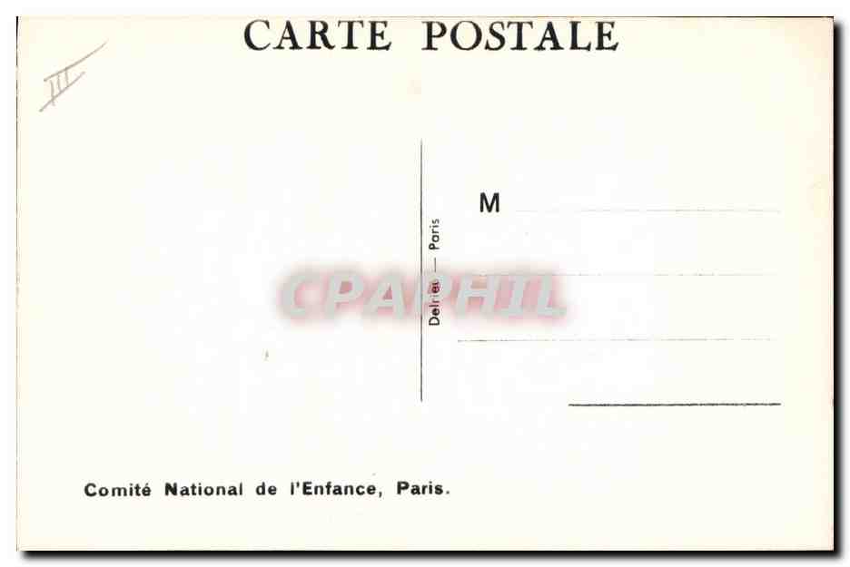 CPA Fantaisie Illustrateur Beatrice Mallet Enfant Une deux et  — Rückseite