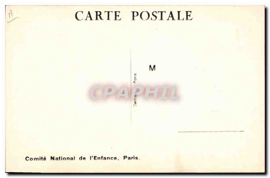 CPA Fantaisie Illustrateur Beatrice Mallet Enfant Une deux et — Verso