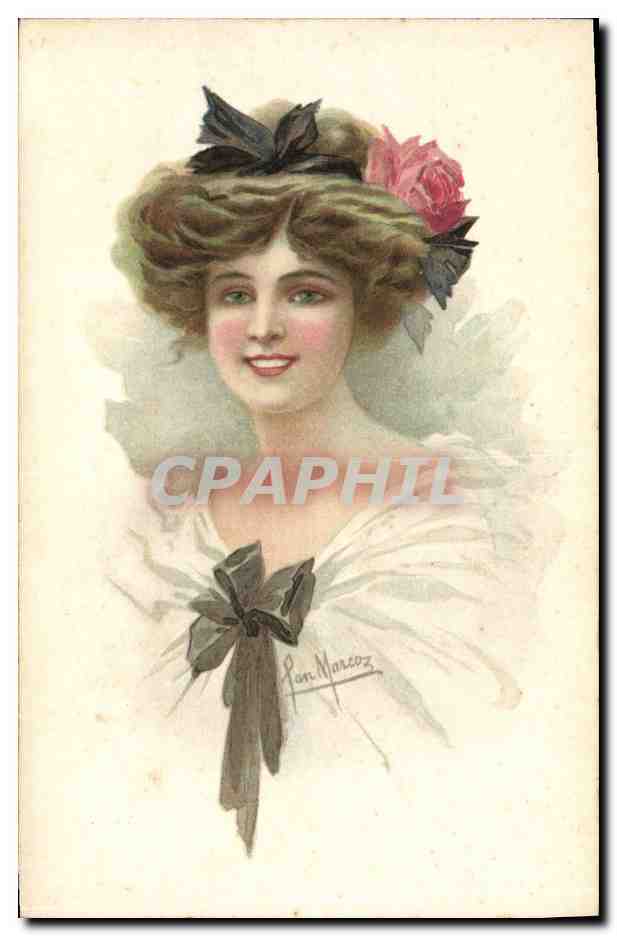 CPA Fantaisie Illustrateur Femme
