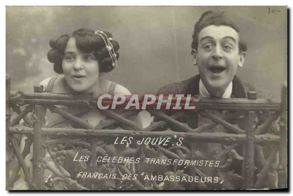 Les Jouve's — Les célèbres transformistes français des 'Ambassadeurs' — éditeur non visible