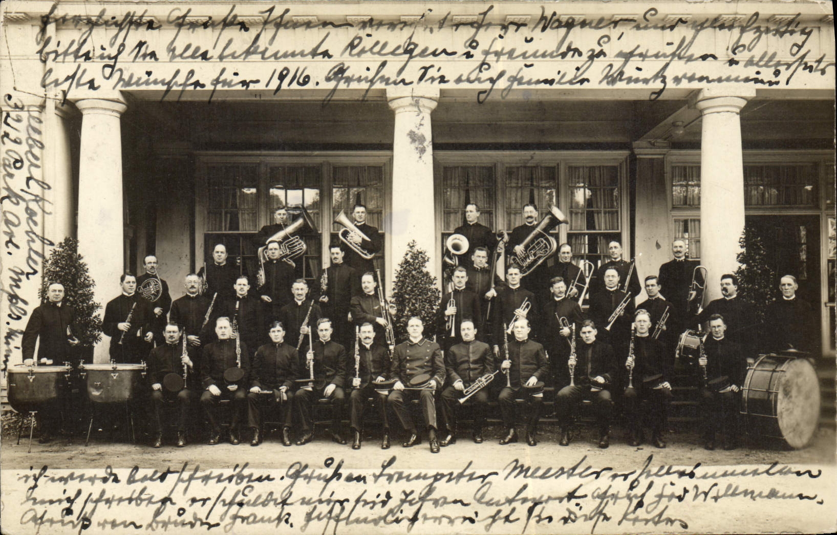 Orchestre de musiciens — Liebeck, Allemagne — éditeur inconnu, n° de série non visible