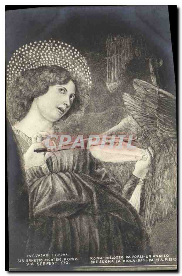 CPA Roma Melozzo da Forli Un angelo 