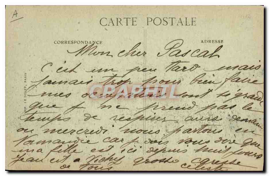 CPA Militaria Les Fetes de la Victoire a Paris 14 juillet 1919 Les trois marechaux Petain Joffre Foch  — Verso