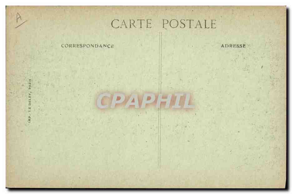 Fêtes de la Victoire à Paris — 14 juillet 1919 — Les trois Maréchaux Pétain, Foch, Joffre — Verso