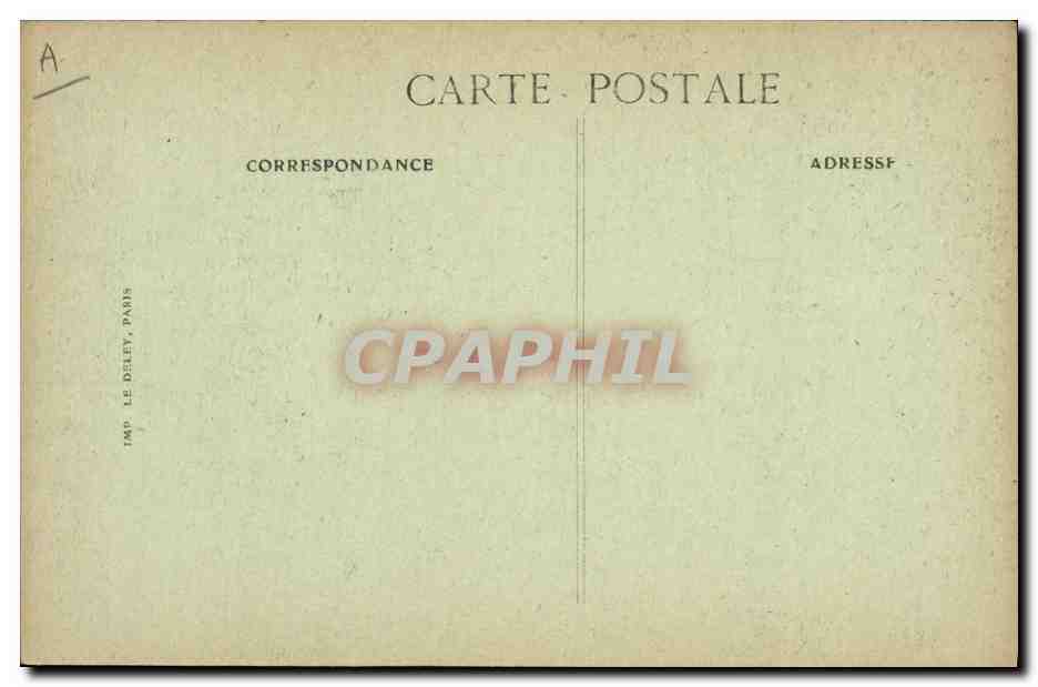 Fêtes de la Victoire à Paris — 13 juillet 1919 — M. Poincaré, le Maréchal Joffre, le Maréchal Foch — Éditeur B.D. — Verso