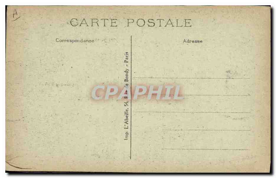 Paris — Les Fêtes de la Victoire — 14 Juillet 1919 — Les Maréchaux Foch et Joffre — Imp. L'Abelle, Paris — Rückseite