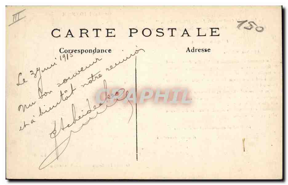 CPA Militaria General Joffre Organisateur de la Victoire  — Verso