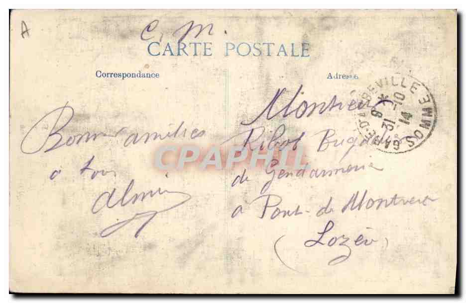 Général Joffre — Le conflit européen en 1914 — E. LE imprimeur — Back