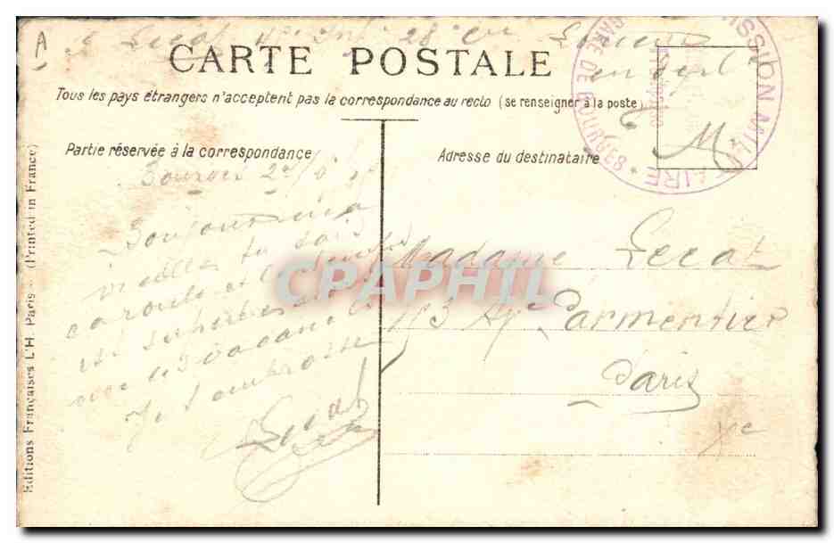 CPA Militaria Quatre bons amis Enfants  — Rückseite