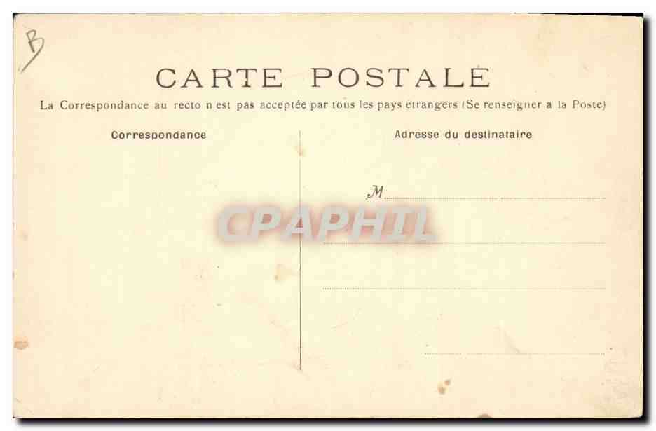 CPA Militaria Mutuelle maternelle du 43eme regiment d'infanterie  — Rückseite