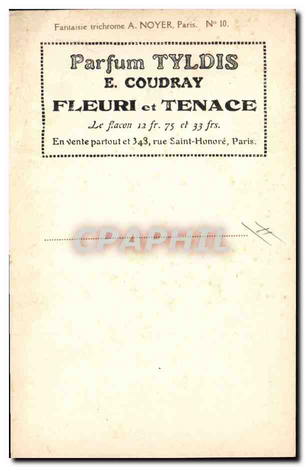CPA Militaria Parfum Tyldis Coudray  — Verso