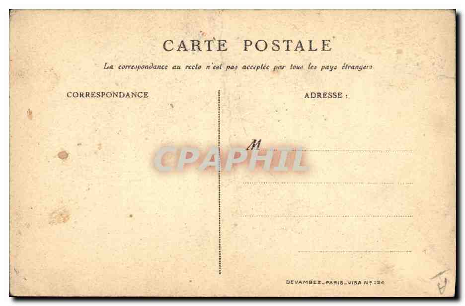CPA Militaria Alsace  — Rückseite