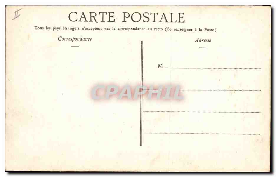 CPA Militaria L'intrus  — Rückseite