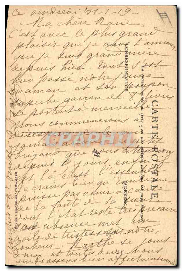 CPA Militaria Alsace  — Verso