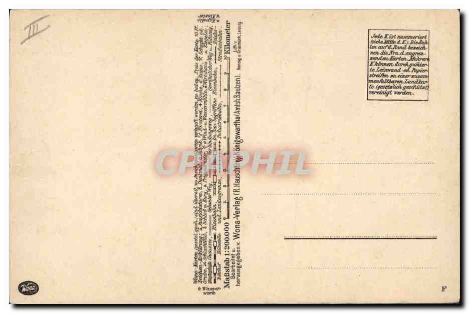 CPA Militaria Worlitz Dessaut Rosslau  — Rückseite