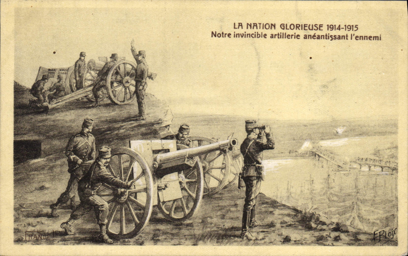 CPA Militaria Artillerie 