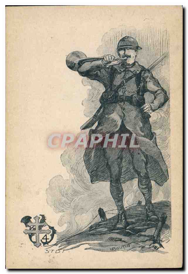 CPA Militaria Soldat Clairon 