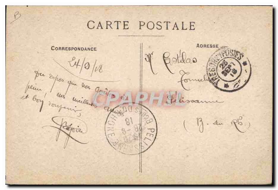 CPA Militaria Soldat Clairon  — Rückseite