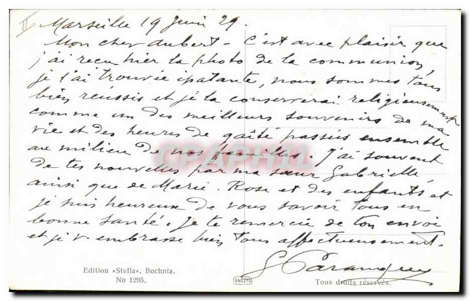 CPA Stasiak  — Verso