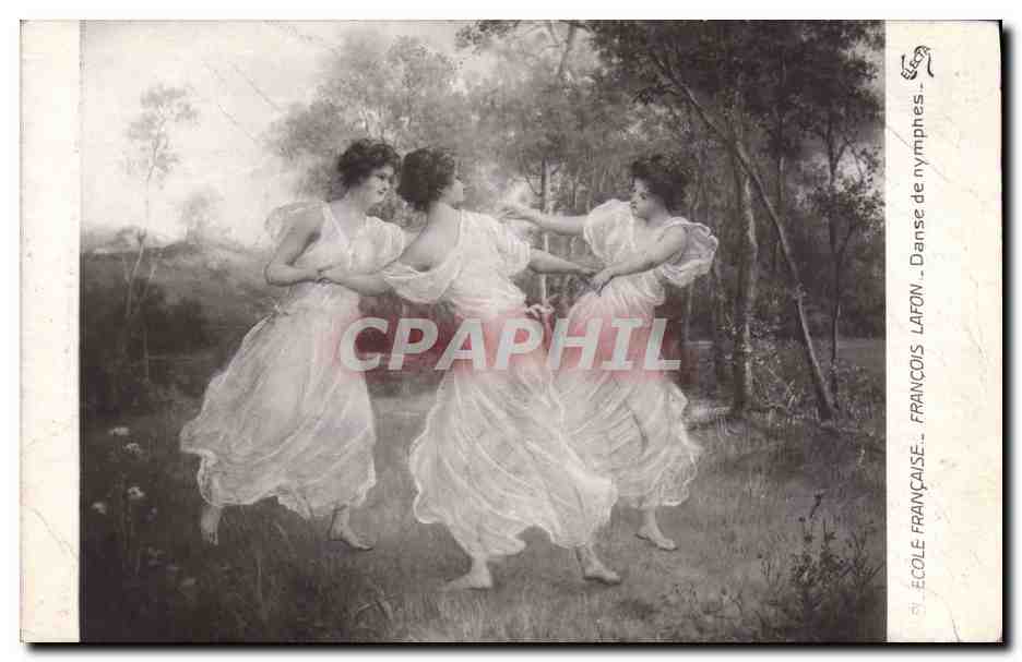 CPA Francois Lafon Danse de nymphes 