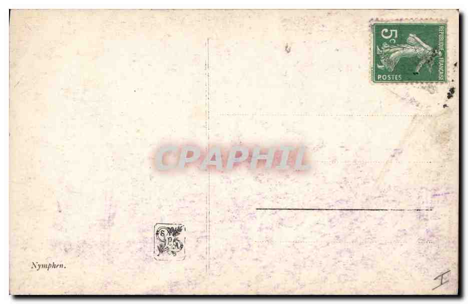 CPA Francois Lafon Danse de nymphes  — Verso