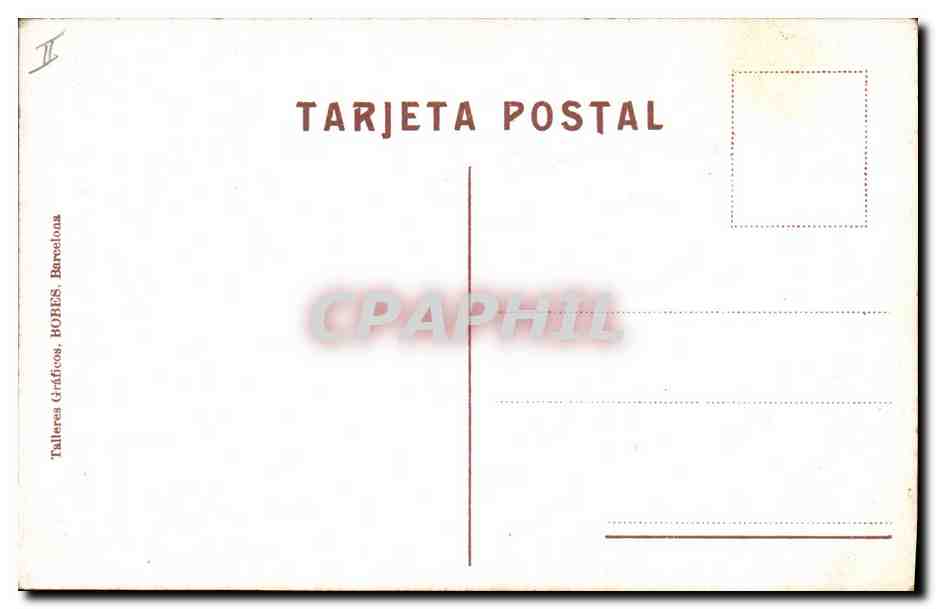 CPA Descendimiento de la Cruz Cundro de Julio Borrell  — Rückseite