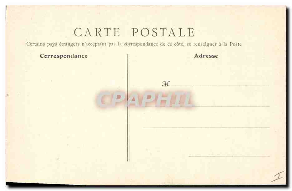 CPA Puvis de Chavannes Sainte Genevieve ravitaille Paris Peintures murales du Pantheon  — Verso