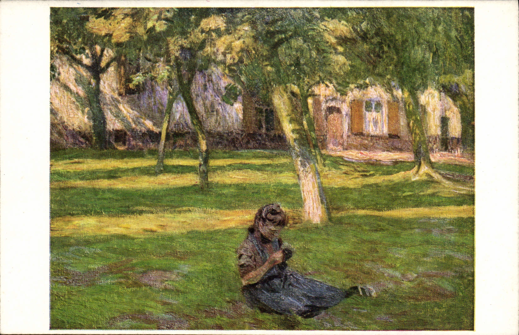 CPA Le verger The orchard 
