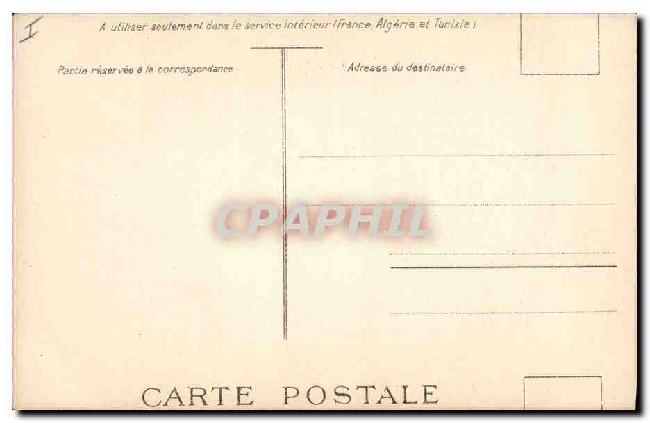 CPA Paris et Oenone  — Verso