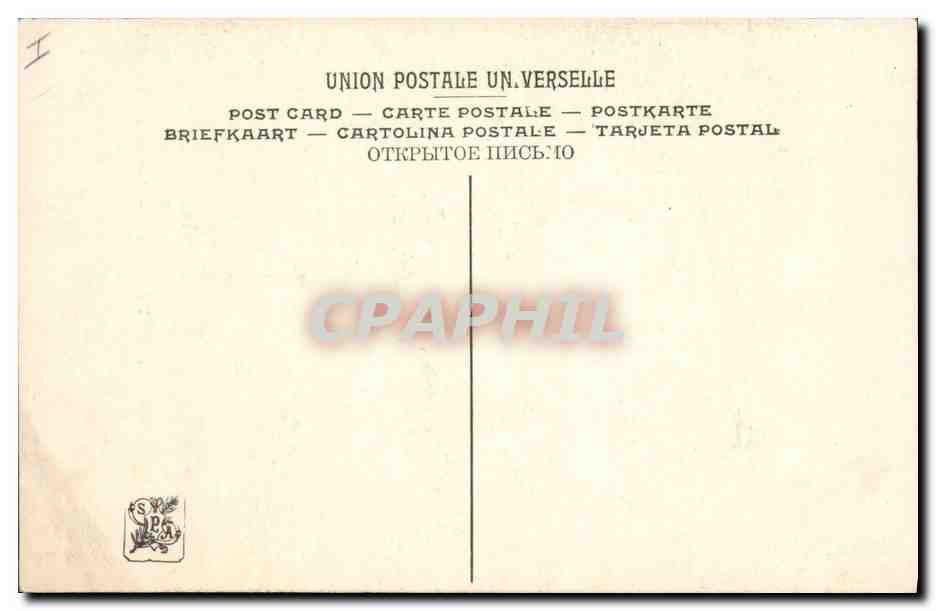 CPA Salon 1908 Fanty Lecure Premiere lecon  — Verso