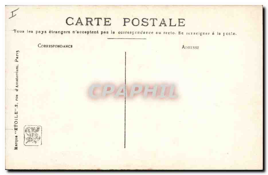 CPA Salon 1909 Numa Gillet Le serment avant le depart pour l'Islande  — Verso