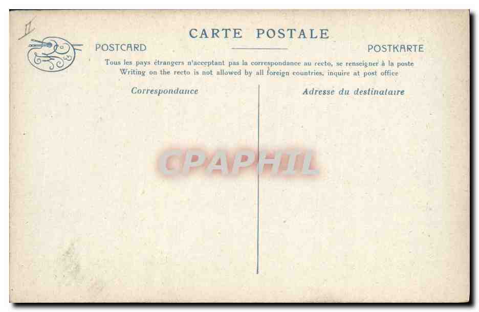 CPA Le petit marche au poisson a Bruges Paulus Salon 1913  — Rückseite