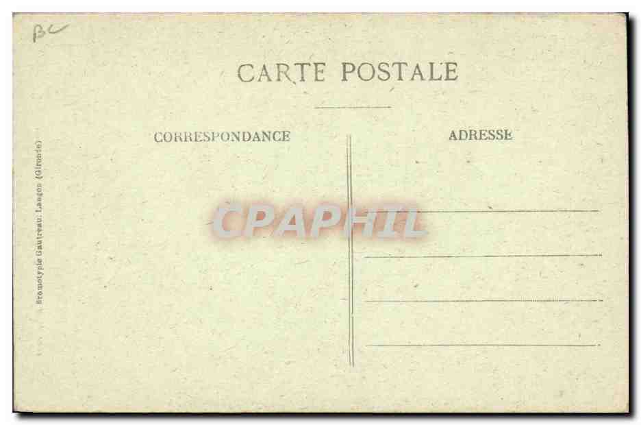 CPA Folklore Dans les Landes Vieux landais filant au rouet — Verso