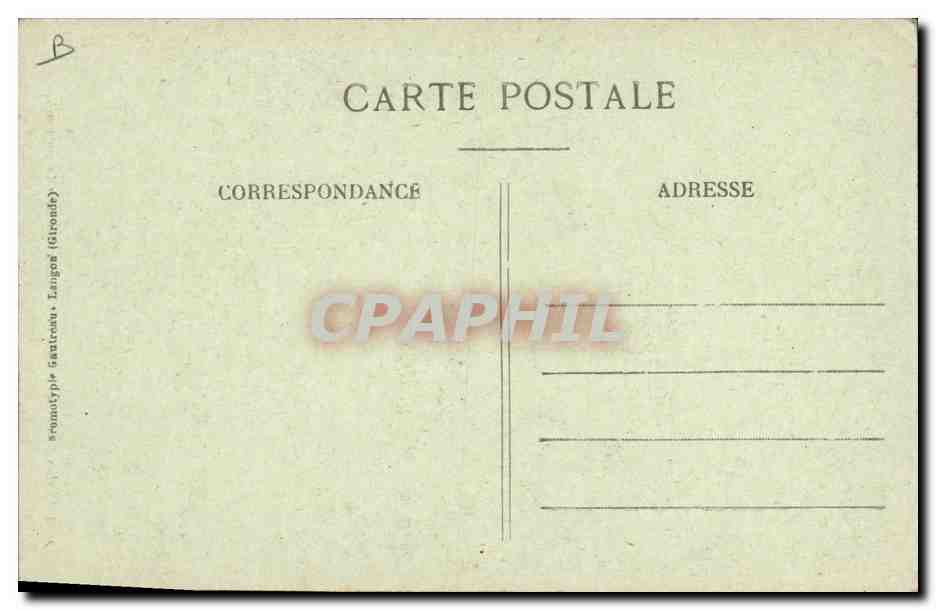 CPA Folklore Vieilles landaises faisant la causette en filant a la quenouille  — Verso