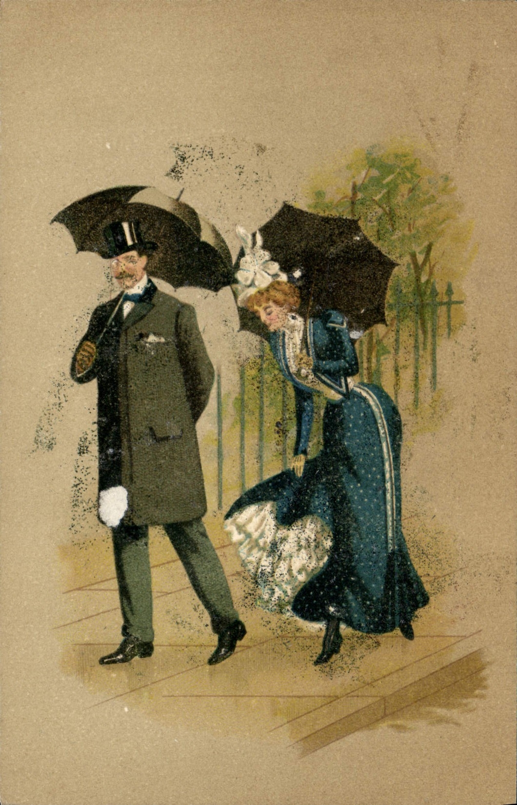 CPA Fantaisie Femme