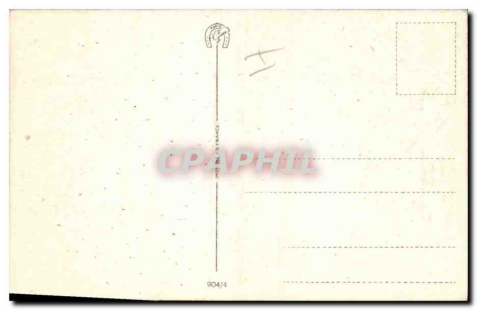 CPA Fantaisie Noel Enfant Ane Mule  — Verso