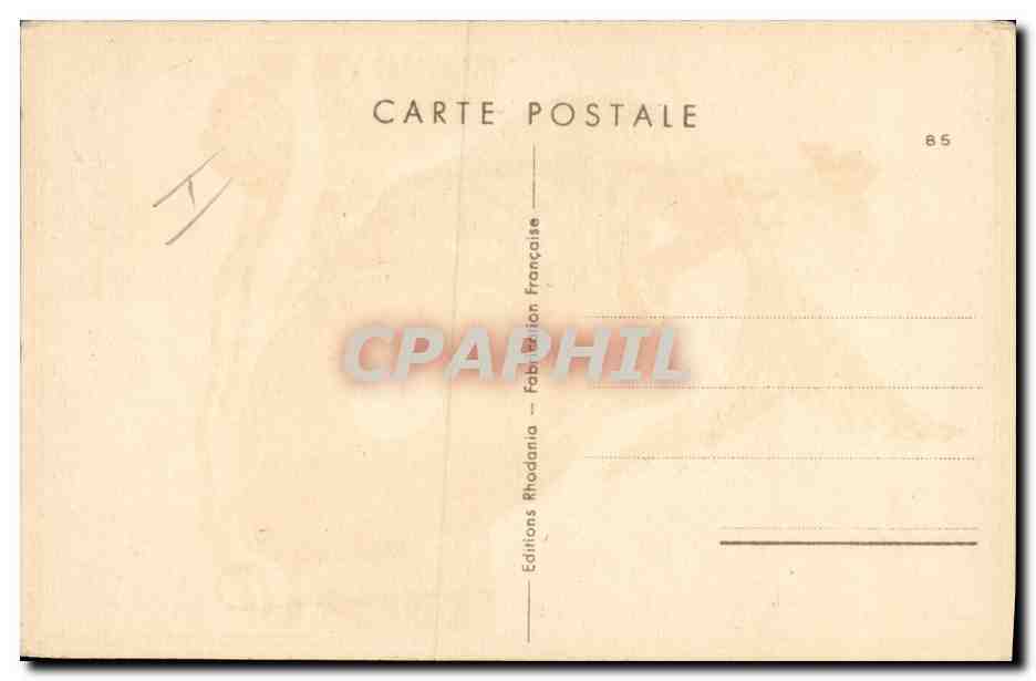 CPA Fantaisie Enfant Poisson 1er Avril  — Rückseite
