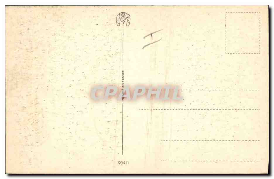 CPA Fantaisie Enfant Train Lapin Lapins — Rückseite