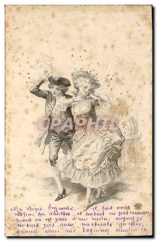CPA Fantaisie Femme