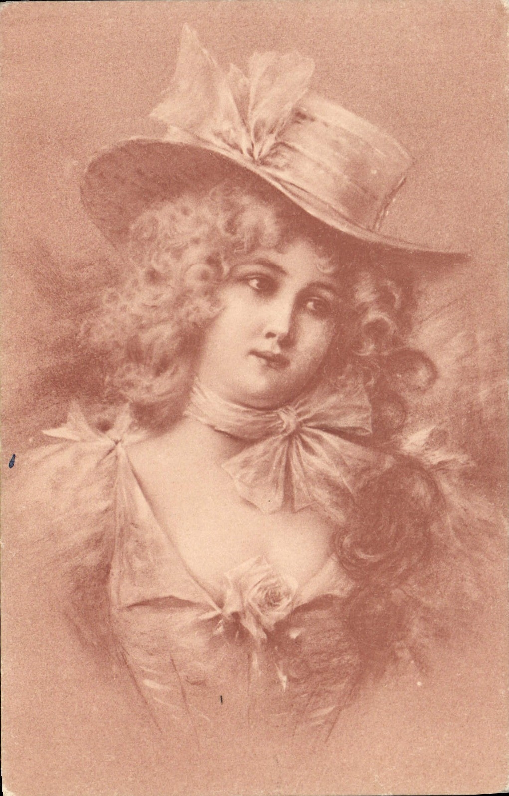 CPA Fantaisie Femme