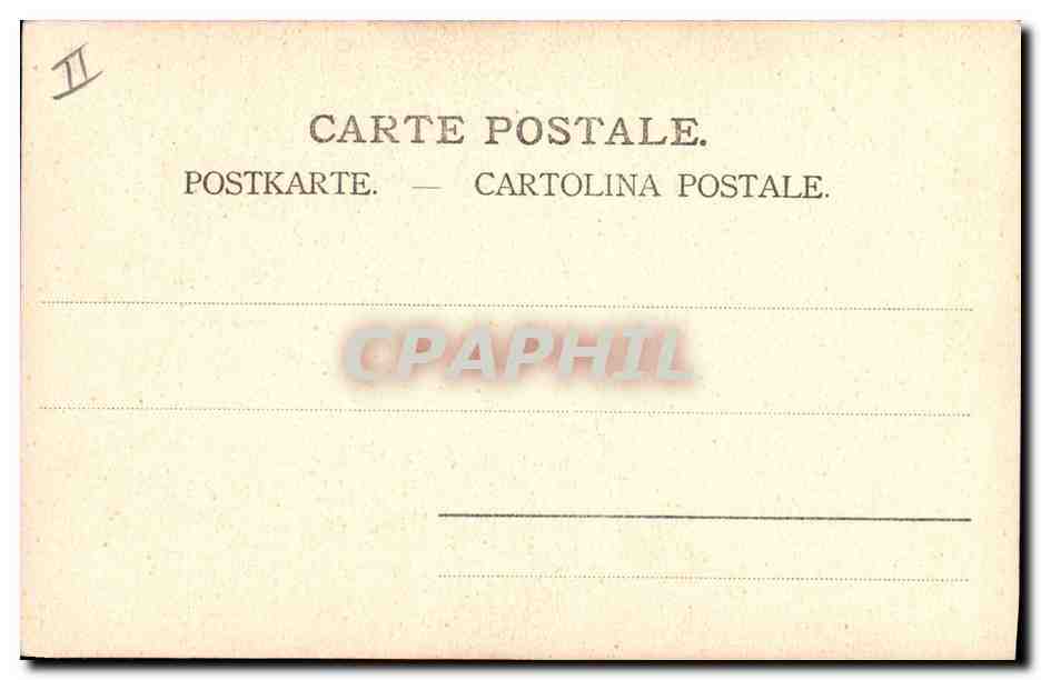 CPA Fantaisie Femme — Verso