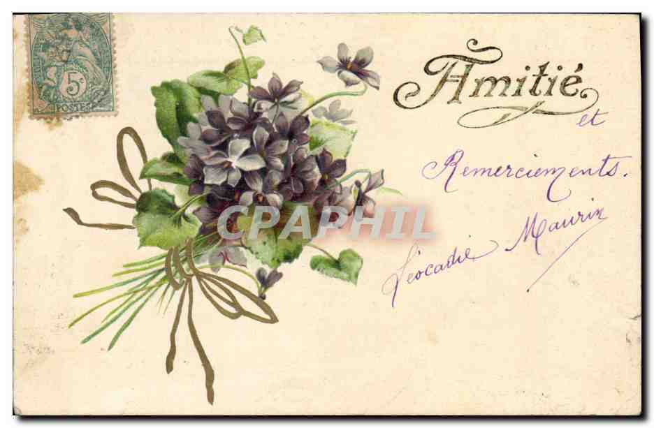 CPA Fantaisie Fleurs
