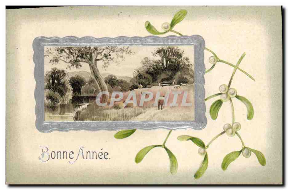 CPA Fantaisie Fleurs Moutons
