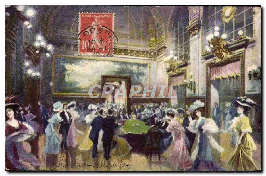 CPA Casino Monte Carlo Monaco Salle de jeu