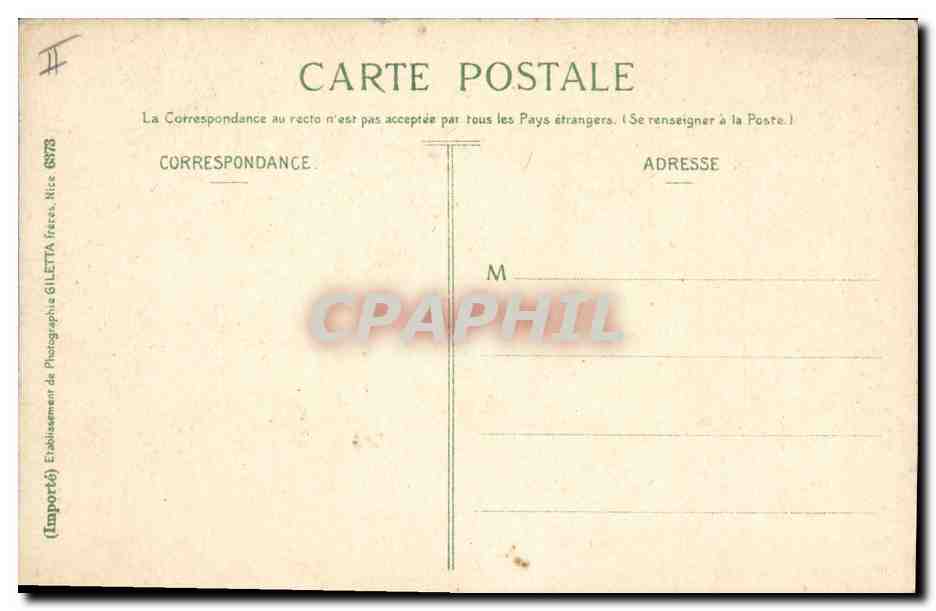 CPA Casino Monte Carlo Salle du Trente Quarante — Verso