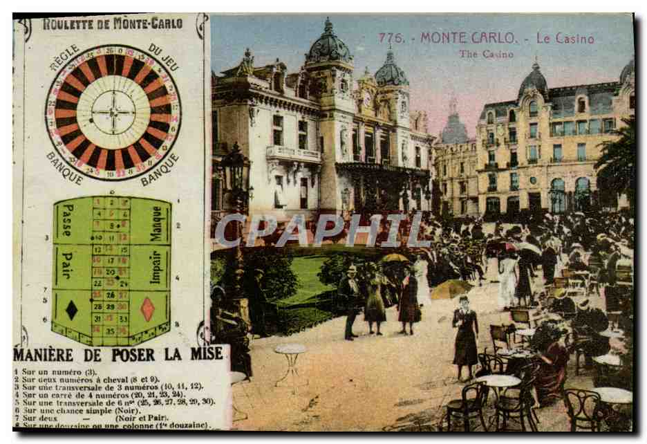CPA Casino Monte Carlo Maniere de poser la mise