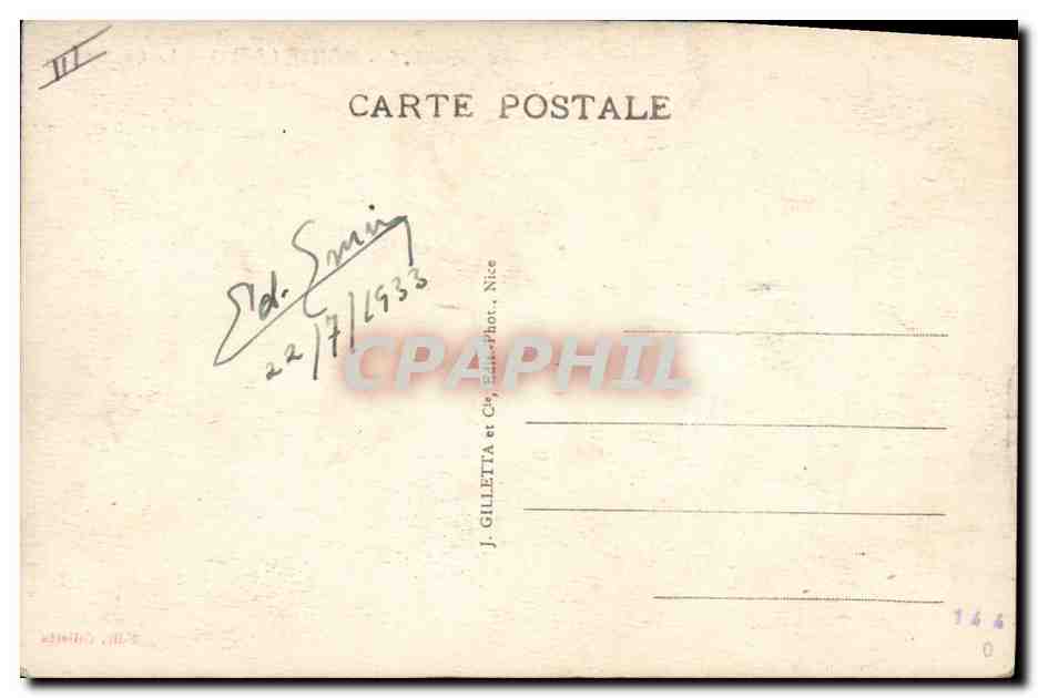 CPA Casino Monte Carlo Maniere de poser la mise — Verso